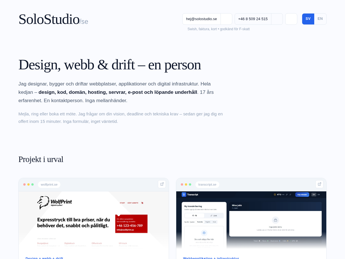 SoloStudio.se